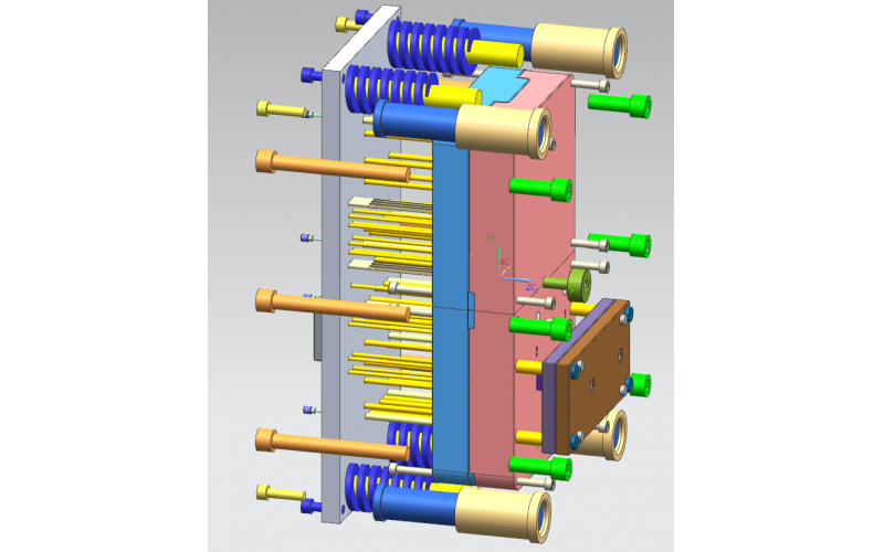塑胶广发体育网页前模顶针