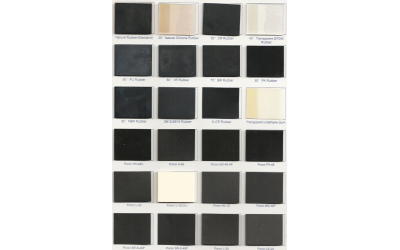 注塑广发体育网页厂常用的海绵胶规格和目录